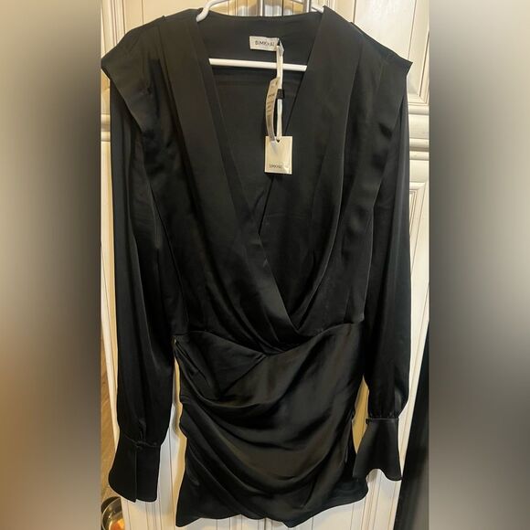 Jonathan Simkhai Black Mini dress Sz 6 Retail $595.00 - Picture 13 of 16